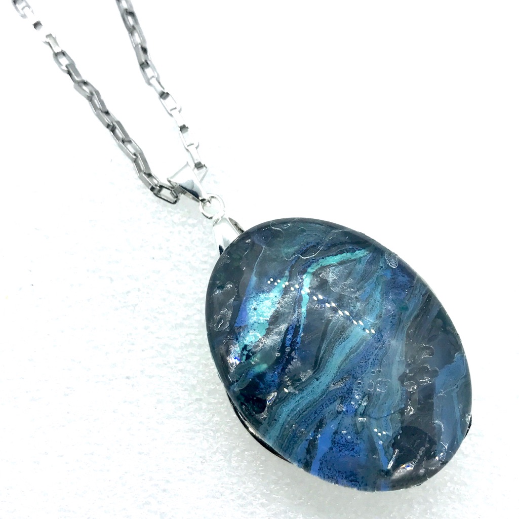 Statement Snap Pendant With Handmade 30mm Snap Sj30 Simple Oval Style Dot 35$
